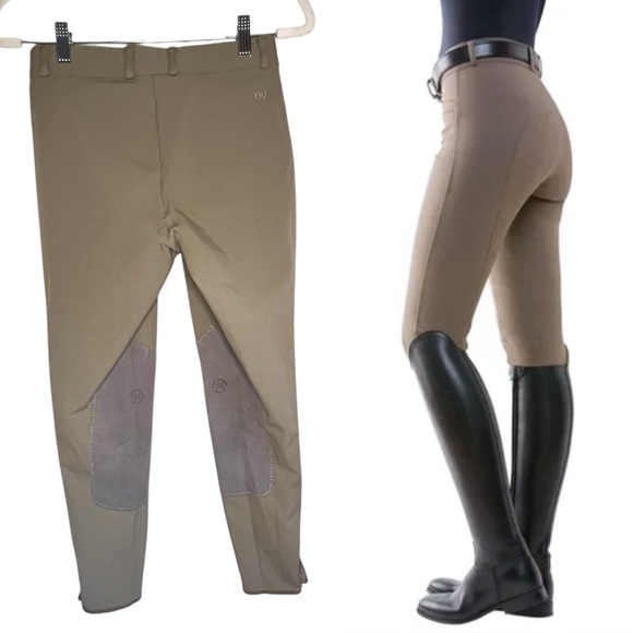 Ovation Knee Patch Riding Breeches Tan Size 26R - Picture 13 of 13